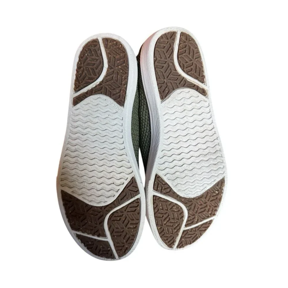 Saola Cannon Knit Shoes Olive Green sz 9